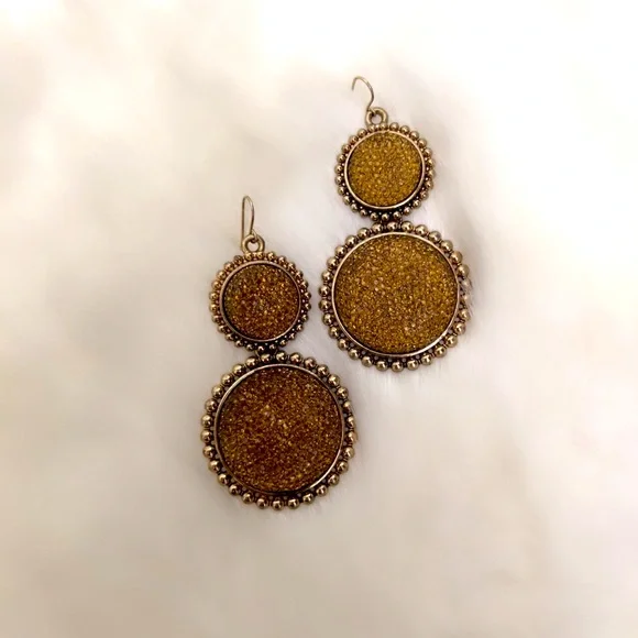 Binary Star Earrings - Picture 3 of 3